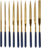 YAKAMOZ 10Pcs Titanium Diamond File Set, Fine Round Needle Files for Metal Wood Stone Glass Jewelry