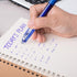 Erasable Gel Pens 15 Pack - Blue Retractable Clicker Fine Point Pens, Make Mistakes Disappear for Writing Planner and