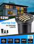 12W 12V-24V 2 Pack SUNVIE Low Voltage Landscape Lighting Shielded Well Lights Landscape LED in Ground Waterproof Low