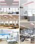 Futuregrace Ceiling,2 Pack 4x2 Magnetic Light Cover for Classroom Drop Ft Fluorescent Light Covers for Office Home