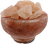 Pure Himalayan Salt Bowl on Wooden Base