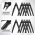 YaeCCC 10 Pack Wire Cutters - Black Diagonal Cutting Pliers for Electronic, Model, Jewelry Making