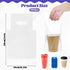 SHENLIU 1000 1 Packaging 6" 11" Pcs Handle Drinking Poly Bags, Cup Handle Drink Carriers Plastic Carrier Bags Drink Cup