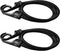 ZHOUBIN 32 Inch Black Bungee Cords with Hooks, Heavy Duty, 2 Pcs