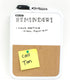 BAZIC Dry Erase Lap Board & Cork Bulletin, 8.5x11 Inch Whiteboards, Small Portable for Home, Office, Teacher, 1-Pack