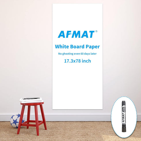 Whiteboard Sticker, 17.3" x 78" Dry Erase Contact Paper - Peel and Stick Wallpaper for Home/Office/Classroom