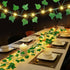 Generic 6.56FT Battery Powered(Pre-Installed) Leaf String Lights with Auto Timer, Fake Vines with