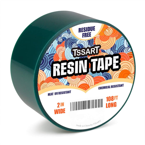Resin Tape for Epoxy Molding, Silicone Thermal Adhesive Tape, High Temperature Resistance, Easy Peeling, 2 inch Wide
