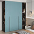 WESTICK Blue Wallpaper, 15.75" x 78" Self Adhesive Peel and Stick Contact Paper for Kitchen Cabinets and Accent Walls