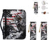 Wolf American Flag Bible Case for Men, Leather Bible Cover Bags for Adults with 2 Bookmark, Waterproof Protective