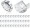 36 Pcs Knockout Seal Electrical Box Knockout Plugs for 3/4 Inch Pipe, Round Steel Removable Seal Electrical Box Fittings