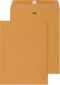 EnDoc 9x12 Clasp Envelopes – Brown Kraft Catalog Envelopes with Clasp Closure & Gummed Seal – 28lb Heavyweight Paper