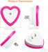 in(4-Pack), 0.5W LED Night Lights Plug Dusk to Dawn Sensor Auto-On/Off, Cute Nightlight Heart Shaped for Bedroom
