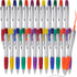 Colarr 30 Pcs Highlighter with Ballpoint Pen Combo, Chisel Tips for Student Office Writing Coloring Highlighting