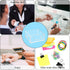 Clear Acrylic Sticky Notepad Holder, 3.94" x 3.94" x 1.77" for Office Desk Accessories, Acrylic Sticky Note Dispenser