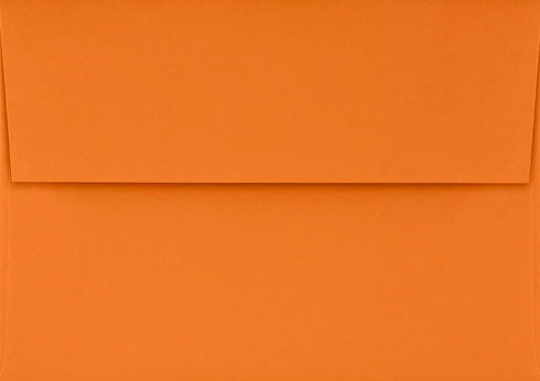 LUXPaper 4Bar A1 Invitation Envelopes, Peel & Press, Mandarin Orange, 50 Qty