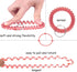 BIHRTC 5pcs Colorful Wristband Stretch Spring Spiral Coil Keychain Bracelets for Gym Pool ID Badge Outdoor Activities