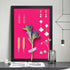 Pink Bulletin Boards Cork Board with Felt, 17"x13" Small Display Pin Board for Walls, Jewelry, Photos, 1pc