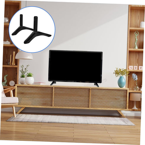 Garneck 1 Set Practical Television Base Stand Tv Holder Bracket for LCD LED Screens Easy Installation Suitable