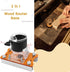 Base,2 1 Closet Wood Router in Invisible Fastener Slotting Bracket, Compact Wood Palm Router Base Router Slotting