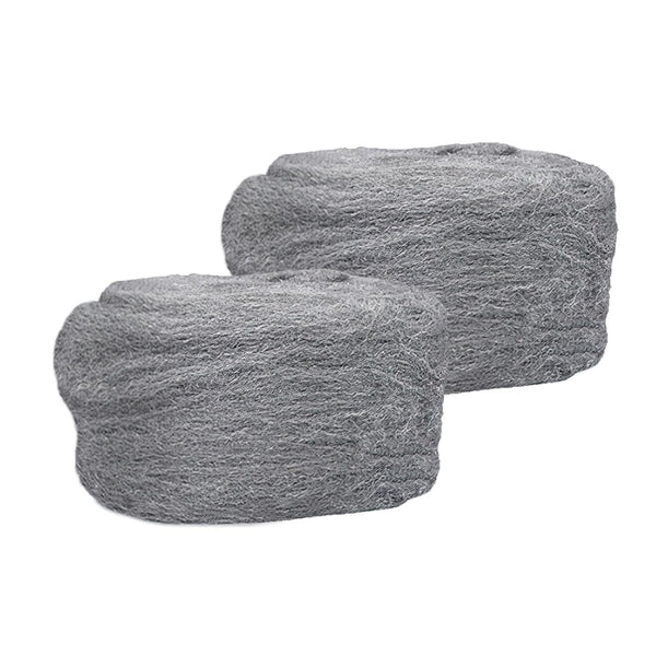Steel Wool Mice Control - 2 Pcs 2.36"×9.84Ft for Wall Hole/Gap Filler, Keep Animals Away from Cracks and Vents