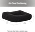 Mind Reader Air-Cloud Black Seat Cushion - Ergonomic Support for Office & Car