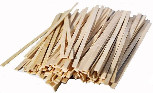 Wooden Splints, Pack of 500 - 5.5" x 5/32" x 1/32" - Soft, Dry Wood - for General Laboratory Use