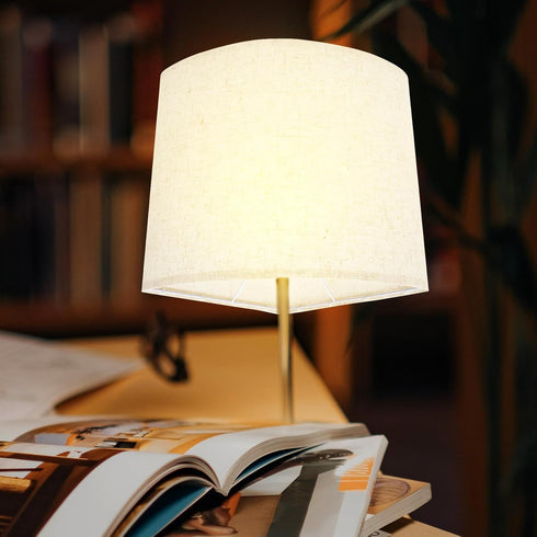 UPKOCH Linen Lampshade for Table and Floor Lamps Versatile Desk Lamp Cover Replacement Decorative Light Shade