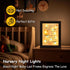 YLOVAN Baptism Gifts for Boys Girls - Night Light Nursery Decor Frame for Bedtime Prayer, Christening Dedication