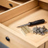10pcs 180 Kisangel Four-fold Right Angle Cabinet Hinges, Rust-Resistant Yellow Folding Hardware for Wooden Furniture