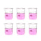 6pcs 250ml Upgraded Thick Glass Beakers, Griffin Low Form Beaker Set, 3.3 Boro