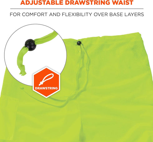 Ergodyne Adult Class Two-tone Reflective Safety Pants, Lime, XX-Large-3X-Large