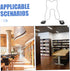 Homoyoyo Hanging Bookend Bookends Desk Magazine Storage Cookbook Shelf Bookshelf Ends Metal Book Ends File Folder