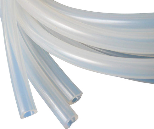 5/16"(8mm) 1/2"(14mm) 10FT(3m) HFS (R) Silicone Tubing Food Grade Vacuum Tube for Home Brewing Winemaking ID X OD X