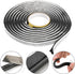ZOOFOX 2 Pack Butyl Seal Tape, 3/8" x 30 Feet Black Rubber Sealant Tape for RV Patching, Window Caulking