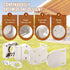 Seprochoo Sun Visor Parts Bungee kit and end Cover, Weather Resistance, for Coolaroo External Roller Shutter, Outdoor