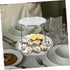 Double-Layer Stainless Steel Seafood Display Tray Reusable Serving Plate for Parties Buffet and Weddings for Oysters
