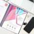 Cesil 10-Pocket File Folder, Letter A4 Project Organizer Folders with Snap Button, Plastic Document Organizer