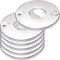 Floor and Ceiling Plate Split Flange, Fits 1 Inch IPS Galvanized Pipe or 1-1/4 Inch Copper Pipe, Chrome Finish