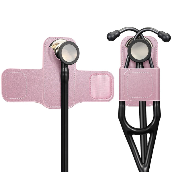SKYREH Stethoscope Holder Clip, PU Leather Stethoscope Hip Holder Lightweight Portable Holster for