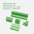 50PCS 2 Pin 5.08mm Pitch PCB Mount Screw Terminal Block Connector, Pluggable Quick Male Plug Connector
