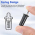TIESOME 24 PCS Spring Pin, Cabinet Door Damper Replacement Pins, Plastic Shutter Loaded Furniture Fittings Connector