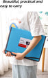 Premium Plastic Expanding File Folder Organizer, 3.5" Expansion, A4 Letter Size, 4 Pack for Home School Office