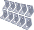 Highcraft DBC-H38-10 Heavy Duty Shelf Brackets; L Corner Brace for 3/8 in.