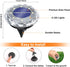8 Pack Solar Ground Light Outdoor Mini Solar Grounf Lights Waterproof Landscape Lighting Solar Powered Pathway Lights