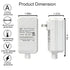 2 24V 2.5A 60W 100ft Class Power Supply for Permanent Outdoor Lights, Outdoor Power Adapter, LED Transformer