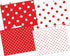 Red & White Dot File Folders, 24 Set, 14pt Stock, Multi-Design, Letter Size, 1/3 Cut Tabs by Barker Creek