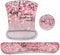 Keyboard Wrist Rest and Mouse Pad Wrist Support Set with Coasters, Bible Verses Psalm 46:5, Non-Slip PU Base Ergonomic