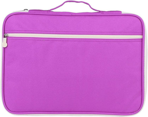 Zerodis A4 Document Bag, 5 Colors File Folder Portfolio Organizer, Zippered Case for Tablet Notebook