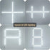 Set 8x12 inch Counter,Shelves,Rope 24W Adapter,6000K WOBANE LED Display Light Kit, of LED Strip Bar, Cabinet Lighting